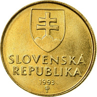 Monnaie, Slovaquie, Koruna, 1993, SPL, Bronze Plated Steel, KM:12 - Slowakije