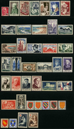 FRANCE - ANNEE COMPLETE 1954 - YT 968 à 1007 ** - 40 TIMBRES NEUFS ** - 1950-1959