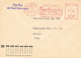 DDR Freistempel Neuruppin - Stadt Der Rhinseen - Meterstamp, EMA - Marcofilie - EMA (Print Machine)