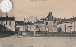 41 - Très Belle Carte Postale Ancienne De  MONTOIR  Place Saint Denis - Montoire-sur-le-Loir