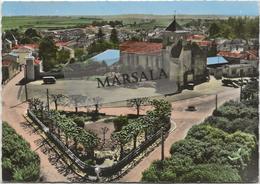 CPSM  Mauzé Sur Le Mignon L'église  Et La Place - Mauze Sur Le Mignon