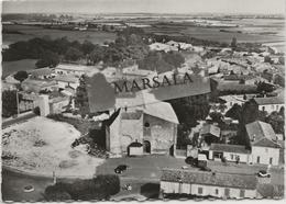 CPSM  Mauzé Sur Le Mignon L'église Et Le Bourg - Mauze Sur Le Mignon