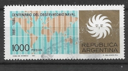 ARGENTINA   1981 The 100 Anniversary Of The Naval Observatory    Ø - Oblitérés