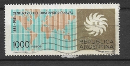 ARGENTINA   1981 The 100 Anniversary Of The Naval Observatory    Ø - Oblitérés