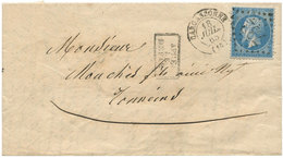 France : N°22 Obl. Sur Lettre - Other & Unclassified