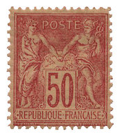 France : N°98* . 50 C. Rose. - Andere & Zonder Classificatie