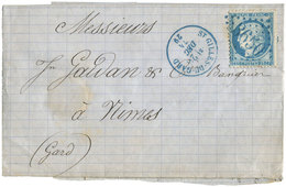 France : N°60C Obl. Sur Lettre - Andere & Zonder Classificatie