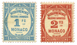 Monaco : Taxe N°27/28* - Other & Unclassified