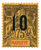 Mayotte : N°30*  . Chiffres Espacés. - Other & Unclassified