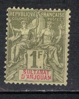 ANJOUAN        N°  YVERT  :  13   NEUF AVEC  CHARNIERES      ( Ch 2/22 ) - Unused Stamps