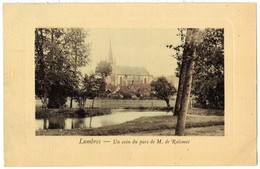 LUMBRES ( Près De Saint Omer ) - 62 - Un Coin Du Parc De M. De Raismes - Eglise - Lumbres