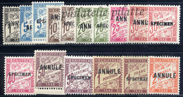 -France Taxe 10/41 CI** Complet - Specimen