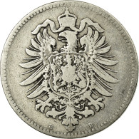 Monnaie, GERMANY - EMPIRE, Wilhelm I, Mark, 1874, Hanovre, TB, Argent, KM:7 - 1 Mark