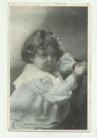 BAMBINA IN POSA CARTOLINA FOTOGRAFICA  DEL 1906 VIAGGIATA FP - Sonstige & Ohne Zuordnung