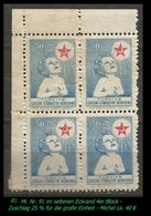 Türkei Rotes Kreuz - Mi. Nr. 91 - Im Postfrischen 4er Block - Unused Stamps