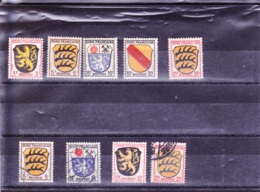 1945/1946, Französische Besatzungszone, "Wappen", - Emissions Générales