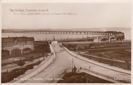 Postcard Tay Bridge Dundee From North [ Railway Interest ] My Ref  B13351 - Angus