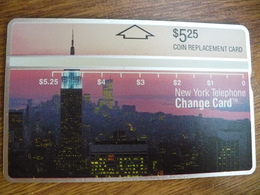 L & G Phonecard USA  - New York - [1] Holographic Cards (Landis & Gyr)