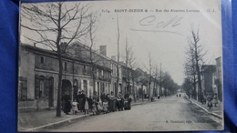 Delcampe - CPA SAINT DIZIER HTE MARNE RUE DES ALSACIENS LORRAINS ANIMATION ED GAUTHIER - Saint Dizier