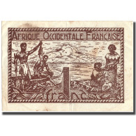 Billet, French West Africa, 1 Franc, Undated (1944), KM:34b, TTB - West-Afrikaanse Staten