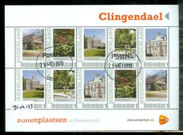 NEDERLAND 2012 * Persoonlijke Postzegels BUITENPLAATSEN * BLOK * CLINGENDAEL * POSTFRIS GESTEMPELD (179) - Persoonlijke Postzegels
