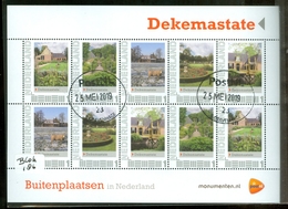 NEDERLAND 2012 * Persoonlijke Postzegels BUITENPLAATSEN * BLOK * DEKEMASTATE * POSTFRIS GESTEMPELD (186) - Persoonlijke Postzegels