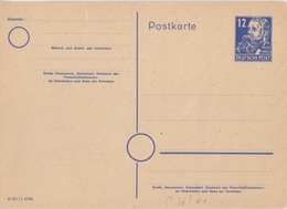 2 Entiers DDR Neuf 12pf Bleu Et Bleu-clair "Friedrich Engels" (carton Crème), M 301 / C 8088 - Postkarten - Ungebraucht