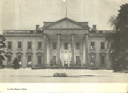 4123 "LA CASA BIANCA A NATALE-BIGLIETTO AUGURALE DELL'AMBASCIATORE USA CON MESSAGGIO DEL PRES. USA DWIGHT D. EISENHOWER" - Altri & Non Classificati