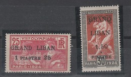 LOT 13 GRAND LIBAN N° 19 & 20 * - Neufs