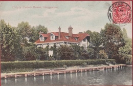 Surrey Shepperton D' Oyly Carte's House RARE Old Postcard 1910 England Angleterre - Ipswich