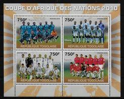 TOGO   Feuillet  N° 2228/31  * *   ( Cote 18e )   Football Soccer Fussball - Coupe D'Afrique Des Nations