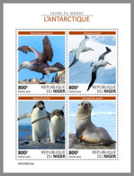 NIGER 2019 MNH Antarctic Animals Tiere Der Antarktis Animaux Antarctique M/S - OFFICIAL ISSUE - DH1922 - Antarctic Wildlife