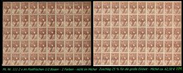 Türkei Rotes Kreuz -  Mi. Nr. 111 - 2 X Im 1/2 Bogen - FARBEN !!! - Unused Stamps