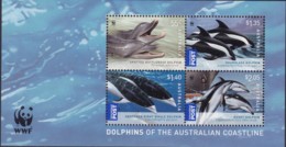 Australia 2009 "Dolphins" Mint Never Hinged M/S - Ungebraucht
