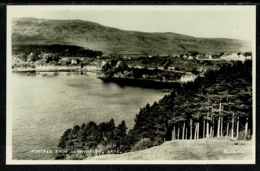 Ref 1297 - Real Photo Postcard - Portree From Scorybreck - Isle Of Skye Scotland - Inverness-shire