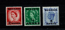 Ref 1297 - 1952 GB Mint Stamps Overprinted Bahrain - Middle East Cat £17+ - Bahrain (...-1965)