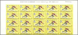 Aden: 1967, Stock Of MNH Material In Sheets And Parts Of Sheets Covering Kathiri State Of Seiyun, Qu - Yémen