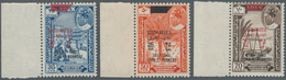 Aden - Qu'aiti State In Hadhramaut: 1966, Definitives Set Of Three With Bilingual Optd. ‚SOUTH ARABI - Yémen