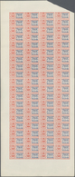 Ägypten - Militärpostmarken: 1932, 1pi. Deep Blue/red "POSTAL SEAL", Imperforate Proof On Gummed Pap - Autres & Non Classés