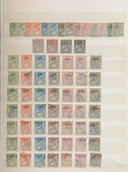 Äthiopien: 1895-1950 Ca., Collection In Album Starting First Issues And Different Overprint Issues 1 - Ethiopie