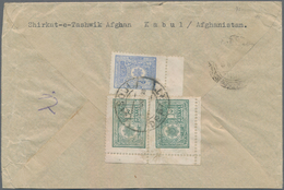 Afghanistan: 1924/1931, Lot Of Ten Commercial Covers To Berlin/Germany, Five Pre-UPU Period (combina - Afganistán