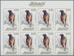Aitutaki: 1973/1985, Lot Of 9135 IMPERFORATE (instead Of Perforate) Stamps And Souvenir Sheets MNH, - Aitutaki