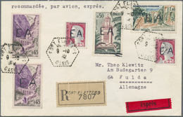 Algerien: 1962, Small, Interesting Lot Of 13 Covers, With Registered Letters, FDCs, Etc. - Neufs