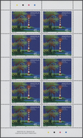 Angola: 2002, LIGHTHOUSES, Complete Set Of Six In Miniature Sheets, In An Investment Lot Of 2000 Set - Angola