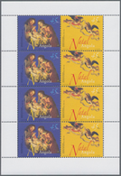 Angola: 2003, „CHRISTMAS “, Complete Set Of 4 In Miniature Sheets, In An Investment Lot Of 400 Sets - Angola