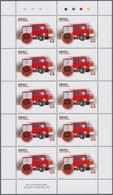 Angola: 2004, „FIRE BRIGADE “, Complete Set Of 3 In Miniature Sheets, In An Investment Lot Of 1000 S - Angola