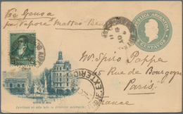 Argentinien: 1894/1954 (ca.), Apprx. 290 Covers And 17 Mint/used Stationery Mostly From Corresponden - Andere & Zonder Classificatie
