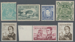 Australien: 1913/1993 (ca.), Collection In Album With Several Better Stamps Incl. A Few Kangaroos An - Sammlungen