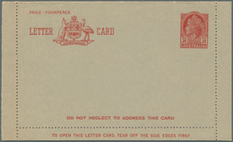 Australien - Ganzsachen: 1953/1967 (ca.), Accumulation With About 600 LETTER-SHEETS And LETTER-CARDS - Interi Postali
