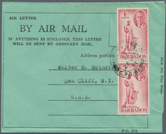 Barbados: 1940/1995 (ca.) Accumulation Of Ca. 505 AEROGRAMMES Incl. Some Early Items Unused/used/ CT - Barbades (1966-...)